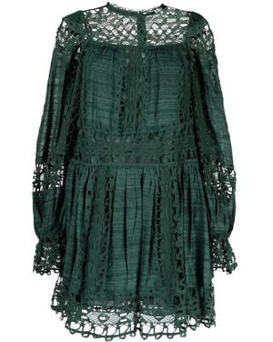 Ulla Johnson Lata Lace Minidress - Green