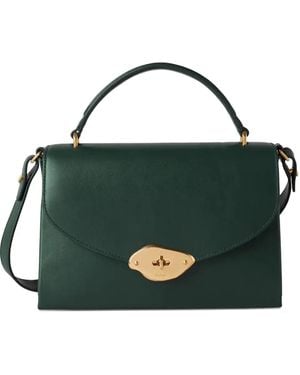 Mulberry Lana Top-Handle Leather Tote Bag - Green