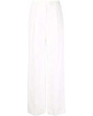 Fabiana Filippi High-Waisted Tailored Trousers - White