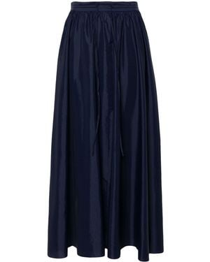 STAUD Eden Maxi Skirt - Blue