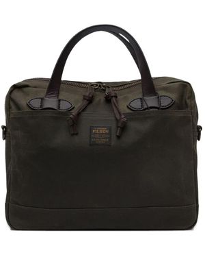 Filson ロゴパッチ ショルダーバッグ - ブラック