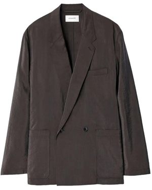Lemaire Light Double-Breasted Jacket - Black