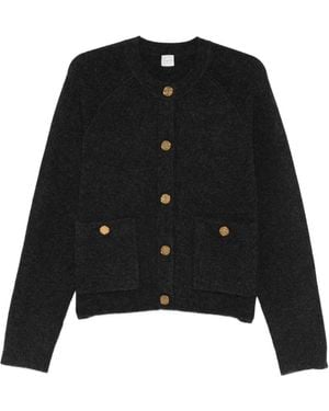 TOTEME ボタン カーディガン - ブラック