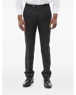 Corneliani Leader Virgin-Wool Trousers - Black