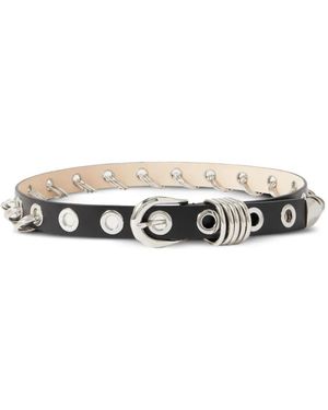 DEHANCHE Revgs Eyelet Chain Belt - White