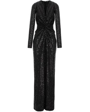 ROSERRY Scarlett Sequin-Embellished Maxi Dress - Black