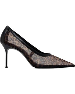 SCHUTZ SHOES レオパード パンプス - ブラウン