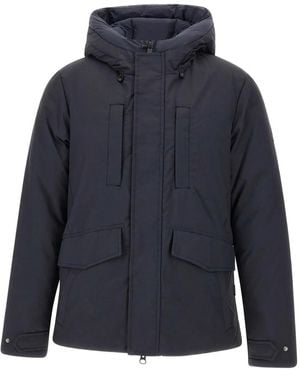 Save The Duck Enzo Hooded Pocket Parka - Blue