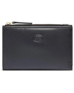 The Bridge Leather Zip Wallet - Gray
