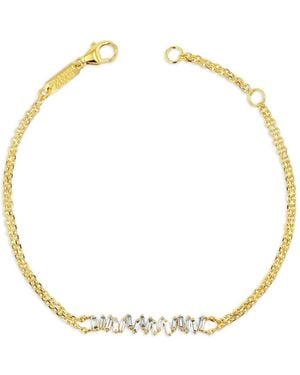 Suzanne Kalan 18Kt Geelgouden Armband Met Diamant - Metallic
