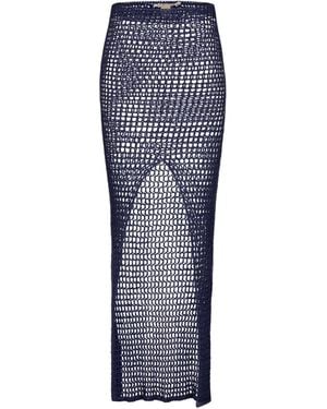 Paramidonna Crochet Skirt - Blue