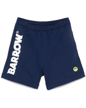 Barrow Logo-Motif Shorts - Blue