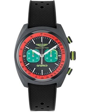Aston Martin Dwf Carbon Fiber 43Mm Watch - Red