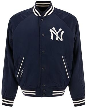 Polo Ralph Lauren Yankees-Logo Bomber Jacket - Blue