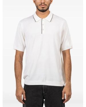 Rag & Bone Crawford Poloshirt Met Knopen - Wit
