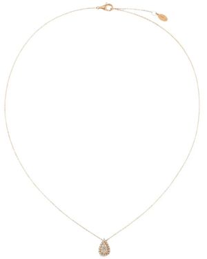 ROSEKEY Collier Épure À Pendentif Serti De Diamants - Blanc