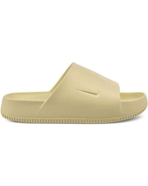 Nike Calm "Alabaster" Slides - White