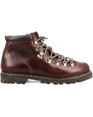 Paraboot Bottines Avoriaz En Cuir À Lacets - Marron