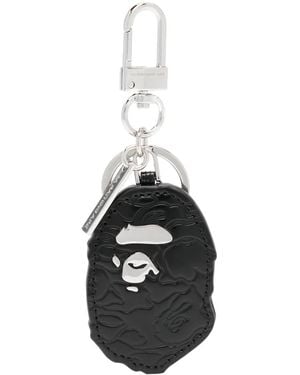 A Bathing Ape Ape Head Schlüsselanhänger - Schwarz