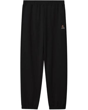 Izzue Logo-Patch Track Trousers - Black