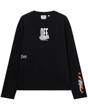 LAB C.O. OFF WHITE Off Active Tape Long-Sleeve T-Shirt - Black