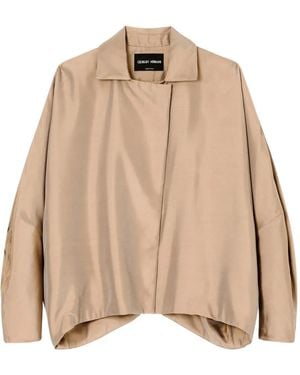 Giorgio Armani Silk Jacket - Natural