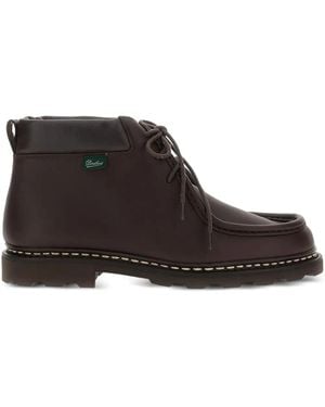 Paraboot Bottines En Cuir À Lacets - Marron