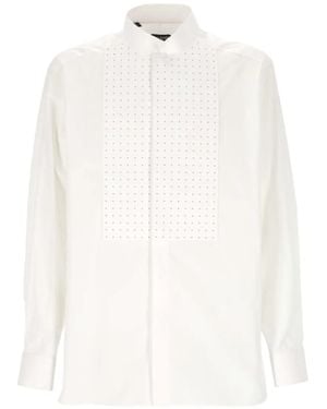Tom Ford Bib-Front Shirt - White