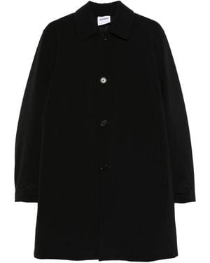 Aspesi ボタンコート - ブラック