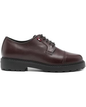 Bally Glenny Round-Toe Derby Shoes - Brown