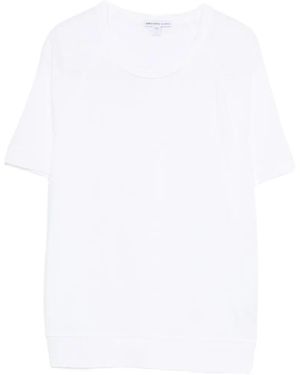 James Perse T-Shirt Mit Rundem Ausschnitt - Weiß