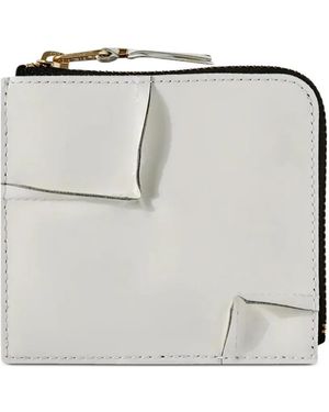 Comme des Garçons Zip Wallet - White