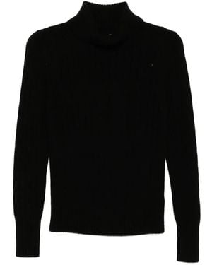 N.Peal Cashmere Pull Adelyn - Noir