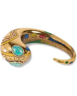 Etro Bracciale Rigido Alien - Metallizzato