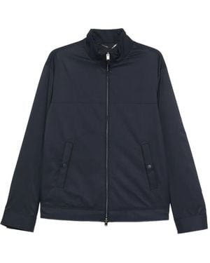 Canali Zip-Up Pocket Jacket - Blue