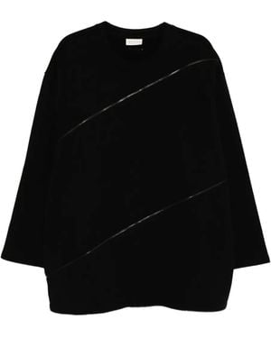 Qasimi Felpa Spiral - Nero