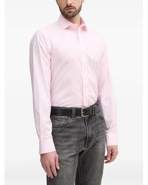 Polo Ralph Lauren Buttoned Logo-embroidered Shirt - ピンク