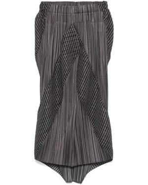 Pleats Please Issey Miyake Cosmic Rays スカート - グレー