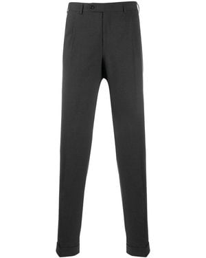 Canali Straight-Fit Tailored Trousers - Grey