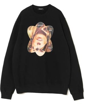 Undercover Sweatshirt mit grafischem Print - Schwarz