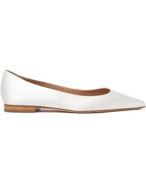 SCAROSSO Iris Ballerina Shoes - White