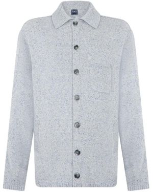 Fedeli Cardigan Mit Geknöpfter Tasche - Grau