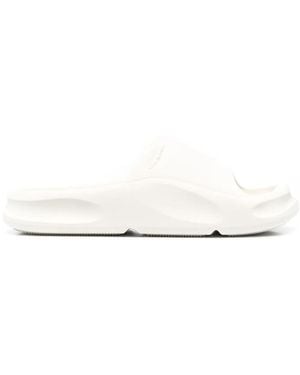 Heron Preston Square-Toe Sliders - White