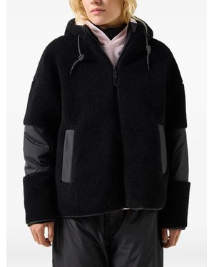 Bogner Fire + Ice Chaqueta Noera A Paneles Con Textura De Teddy - Negro
