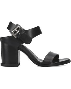 Premiata Strappy Block-Heel Sandals - Black