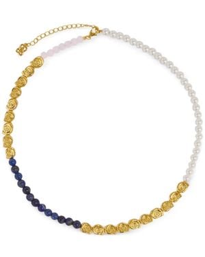 Ottoman Hands Lobster-Claw Fastening Necklace - Metallic