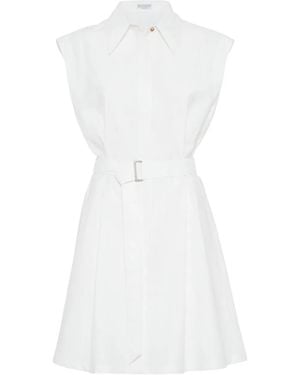 Brunello Cucinelli Shirt Dress - White