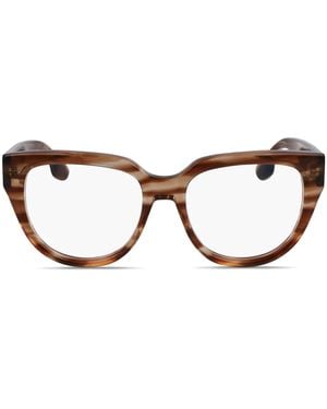 Victoria Beckham Lunettes De Soleil À Monture Ronde - Marron