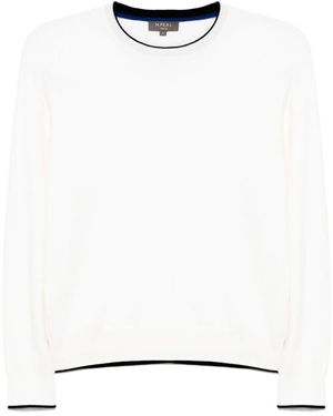 N.Peal Cashmere ラウンドネック シャツ - ホワイト