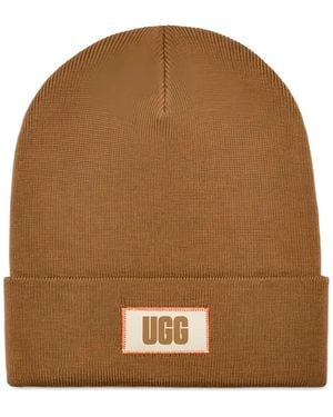 UGG High Crown Beanie Hat - Brown